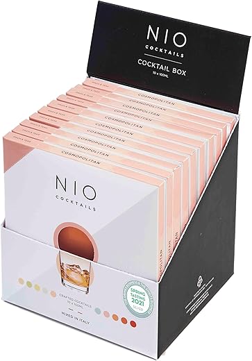 NIO Cocktails - Box Cocktail Cosmopolitan - 10 drink pronti...