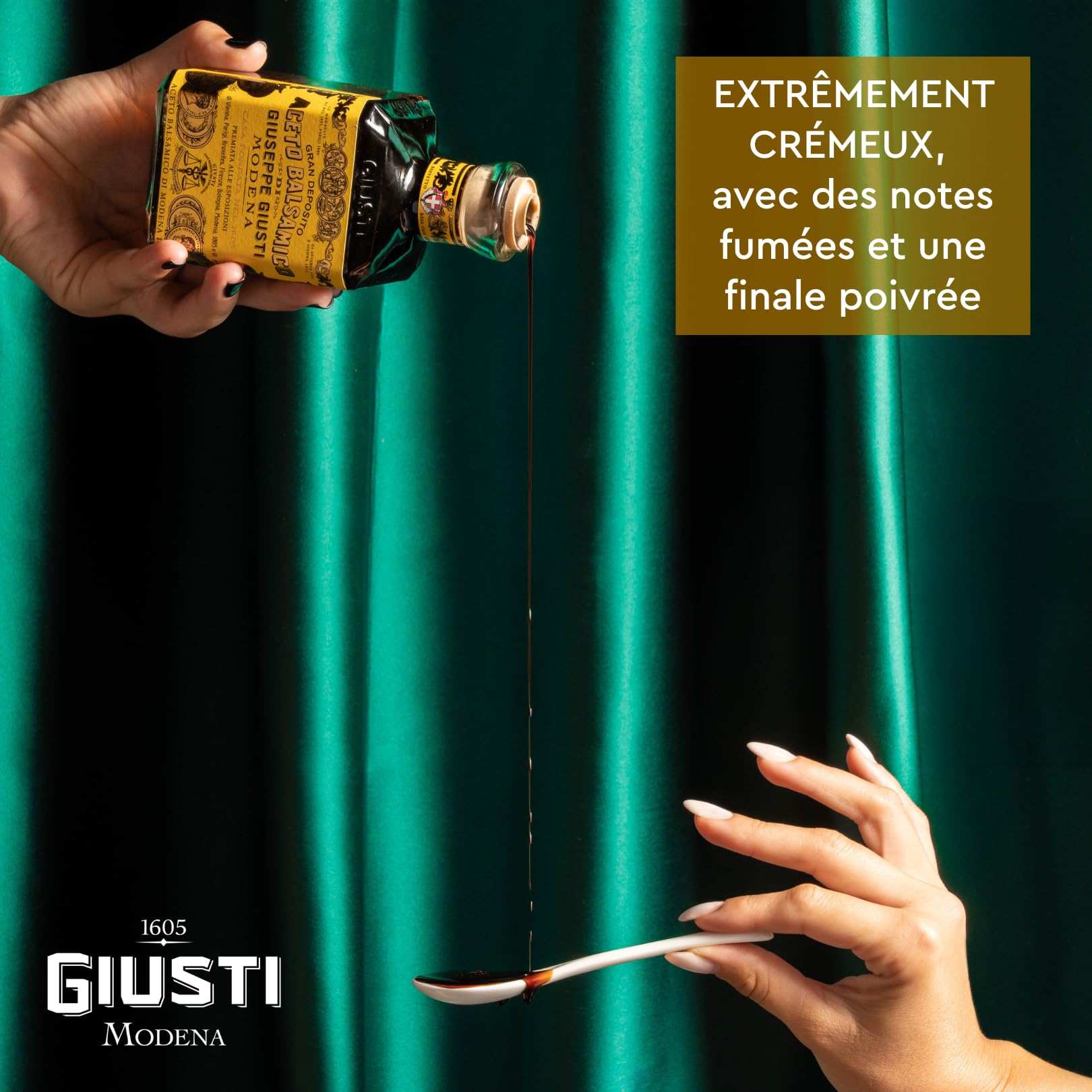 Giusti - Vinaigre Balsamique de Modène IGP 4 Médailles d'Or - 250ml Cubica