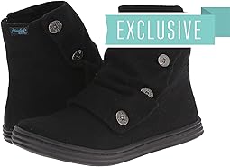 Solid Black Two-Tone Flannel