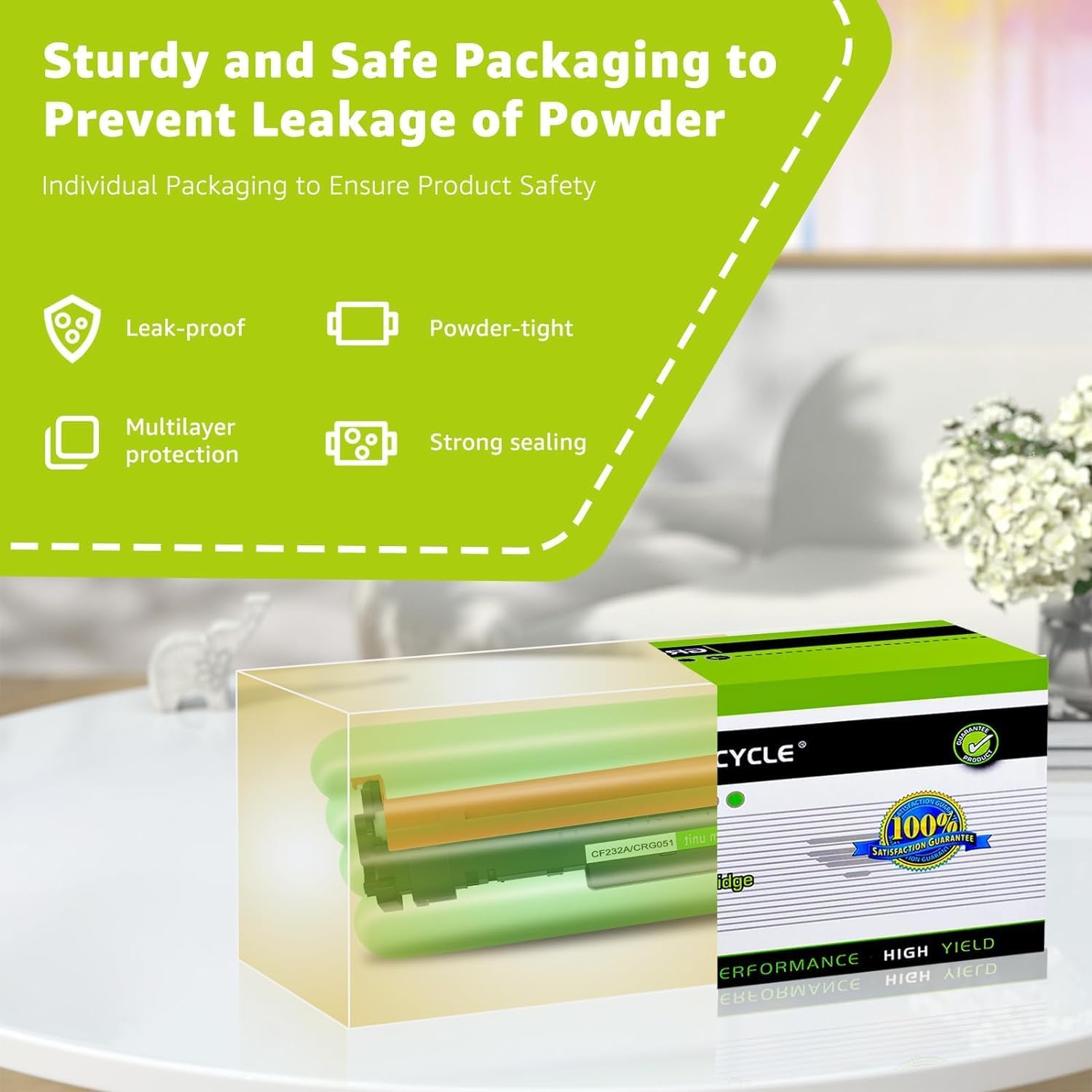 greencycle 2Pack 32A Compatible Drum Unit Replacement for Hp 32A Imaging Drum CF232A use for LaserJet Pro M203dn M203dw M227fdn M227fdw M118dw M148fdw M227fdn Printer (Black, 2-Pack)