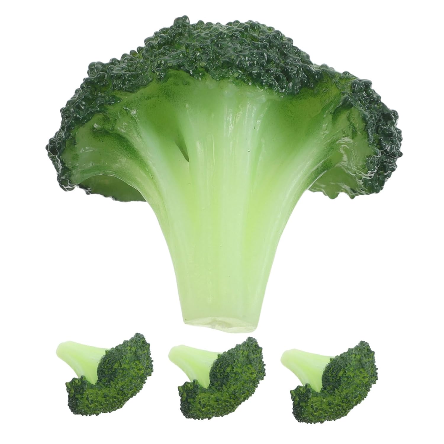 4pcs Broccoli Freckle Makeup Tool Set Portable and Waterproof Pvc Freckle Stamp Applicator for Cosplay and Themed Parties