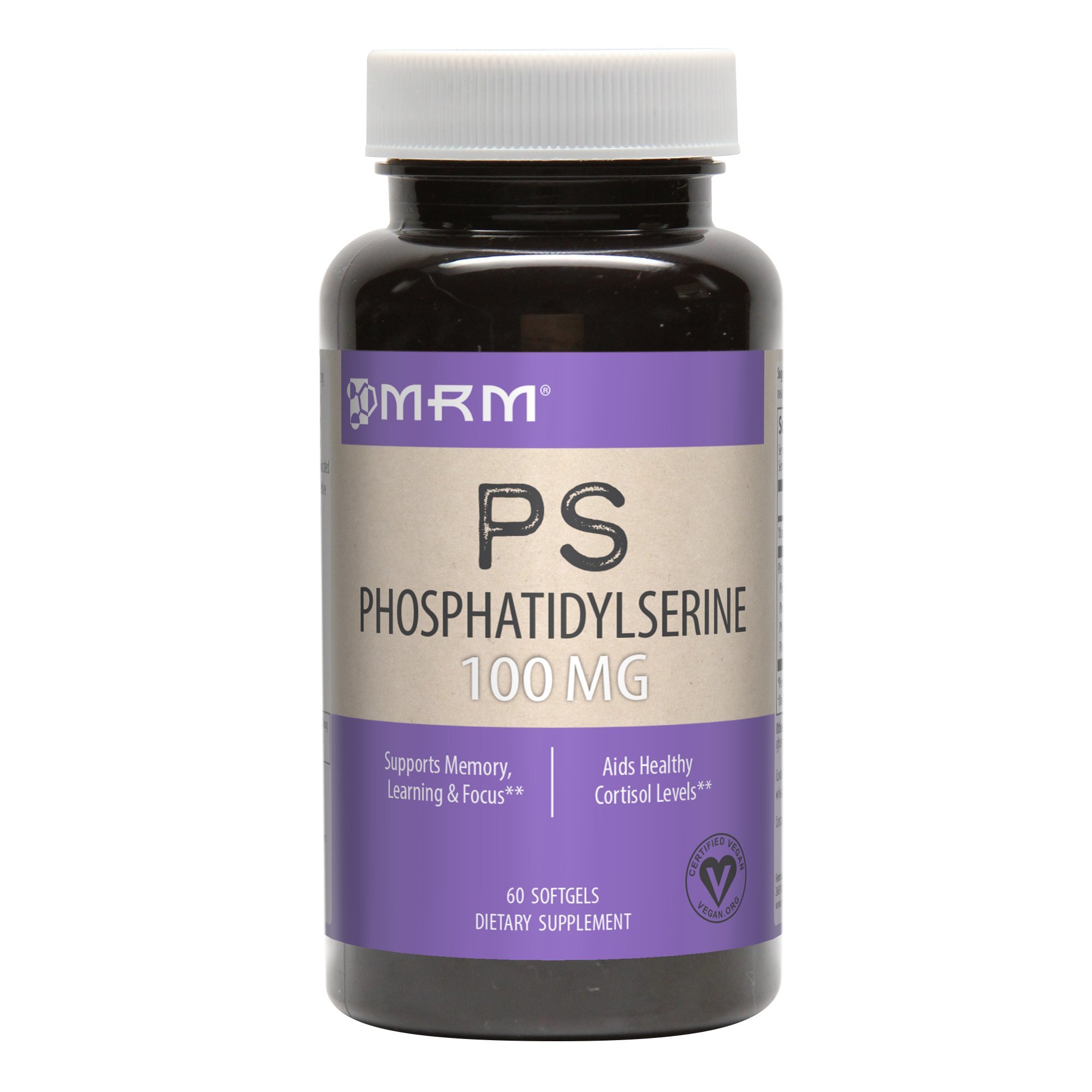 MRM PS PhosphatidylSerine, 100mg, 60 Softgels