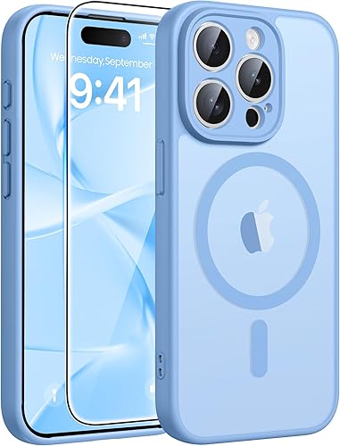 Miniatura 105 de FNTCASE Funda para iPhone Air: [Compatible con Magsafe] Fundas translúcidas mate con [protección completa de la cámara] [protector de pantalla]