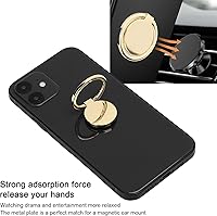 Vista 2 de Soporte para anillo de teléfono, anillo de dedo para teléfono móvil, soporte de teléfono de metal ajustable, soporte magnético para automóvil