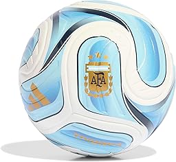 adidas Unisex-Adult FIFA World Cup 26 AFA Argentina Mini Home Soccer Ball, White/Icey Blue/Light Blue, 1