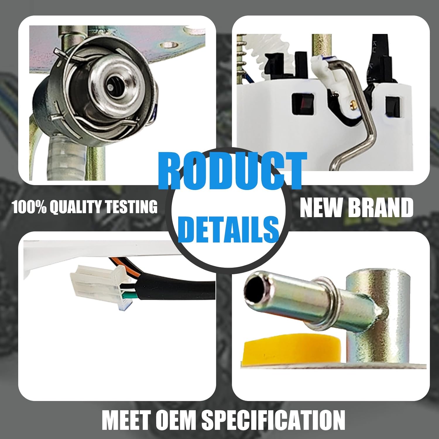 0455411 Fuel Pump Assembly Compatible with Polaris ATV Outlaw 110 EFI 2016-2023 Fuel Pump Module Replace# 0455147 0455194