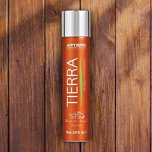 ARTERO Perfume. Finishing Cologne for Dogs and Cats, Grooming Spray. Cologne Long Lasting Sprays After Bath – deodorizing. (Tierra)
