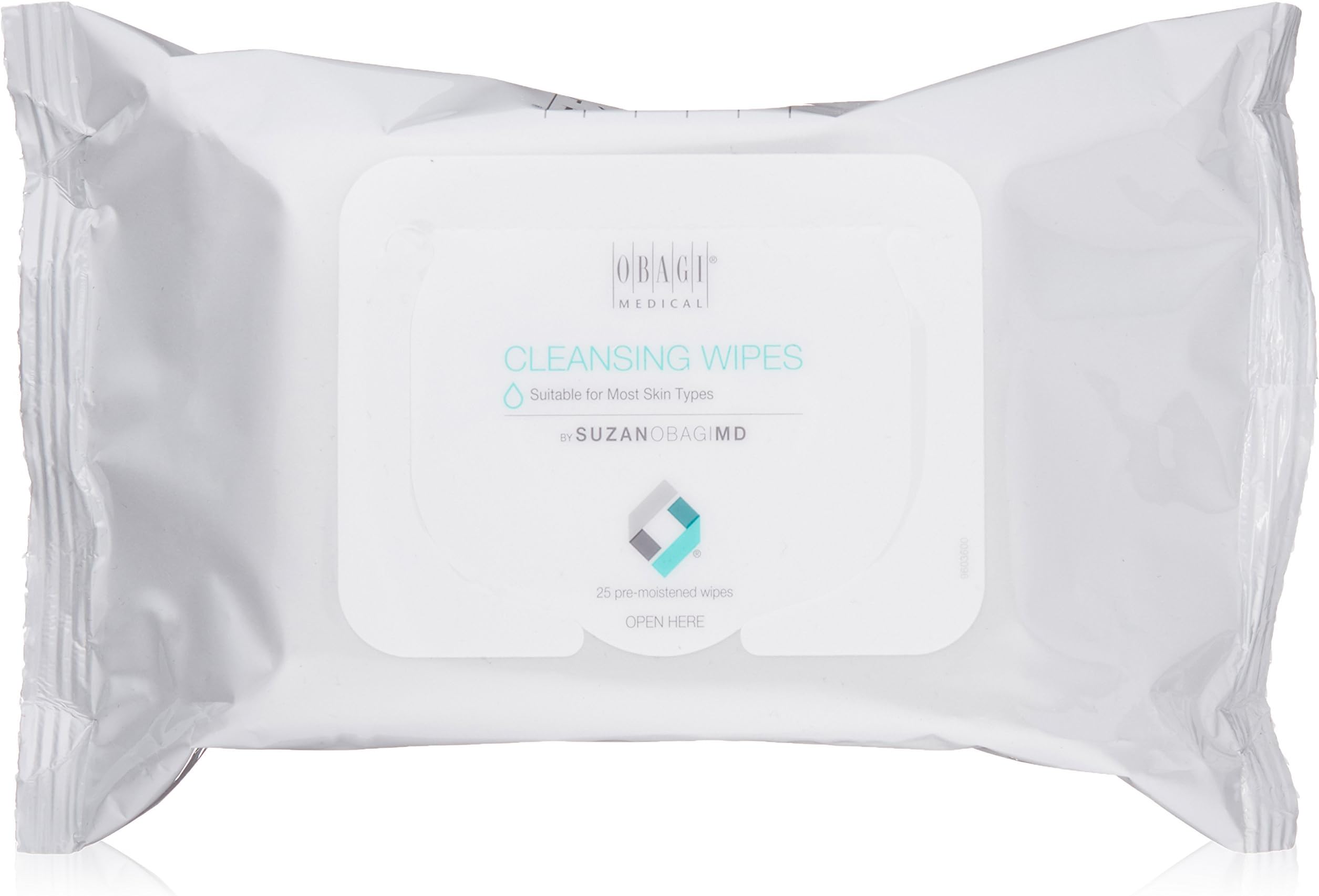 Obagi Medical On the Go Cleansing and Makeup Removing Wipes, 25 count