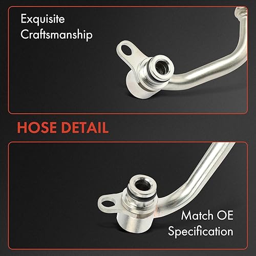 Miniatura 4 de A-Premium Línea de refrigerante del turbocompresor compatible con BMW 535i 2008-2010, 535i xDrive 2009-2010, 535xi, 740i, 740Li, X6, 135i, 135is, 1