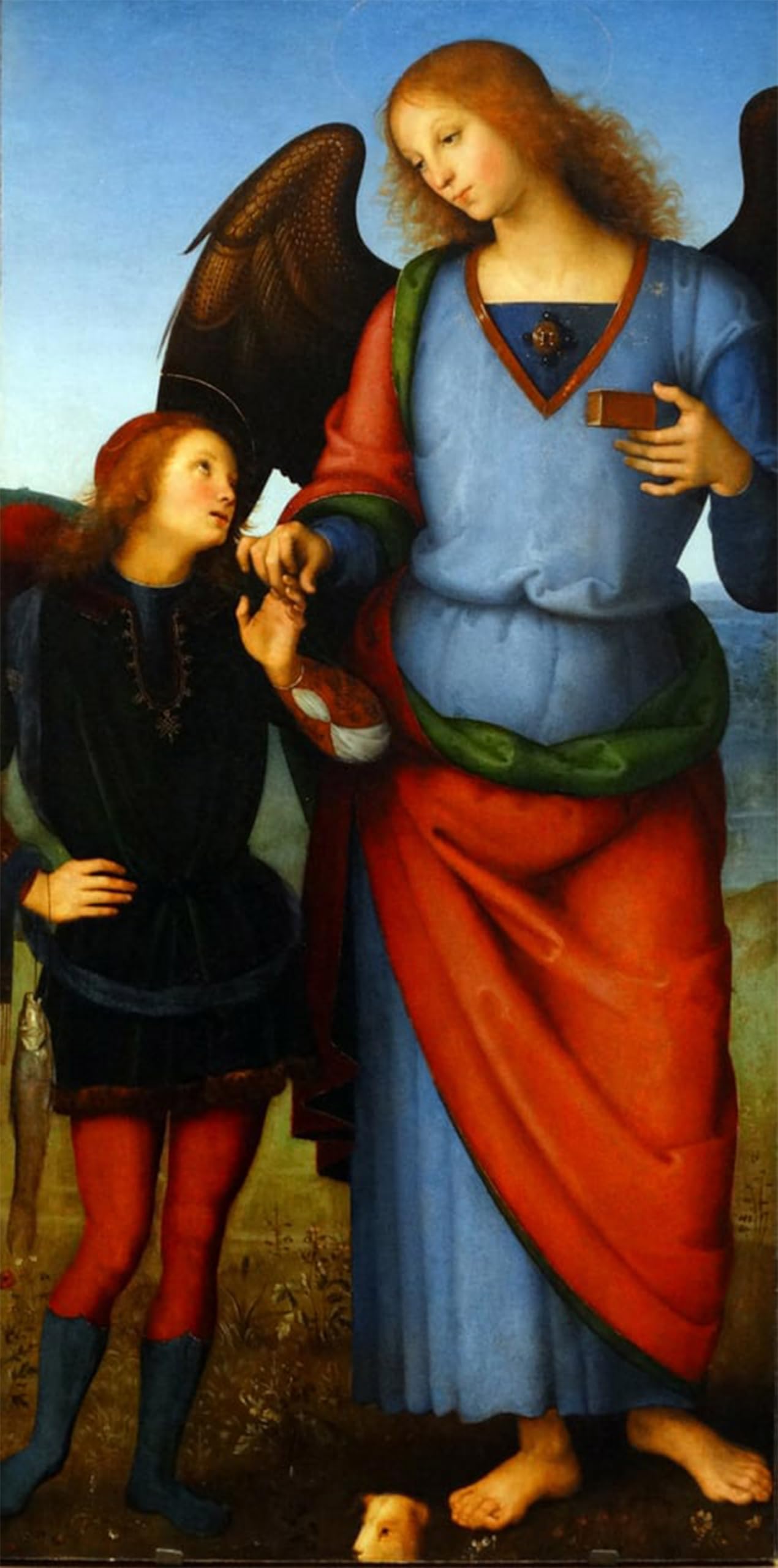 POSTERIIk Famous Animal Posters Vintage Picture Detail From the Painting Titled the Virgin and Child with an Angel by Pietro Perugino Modern Wall Decor for Home Decor 60x90cm