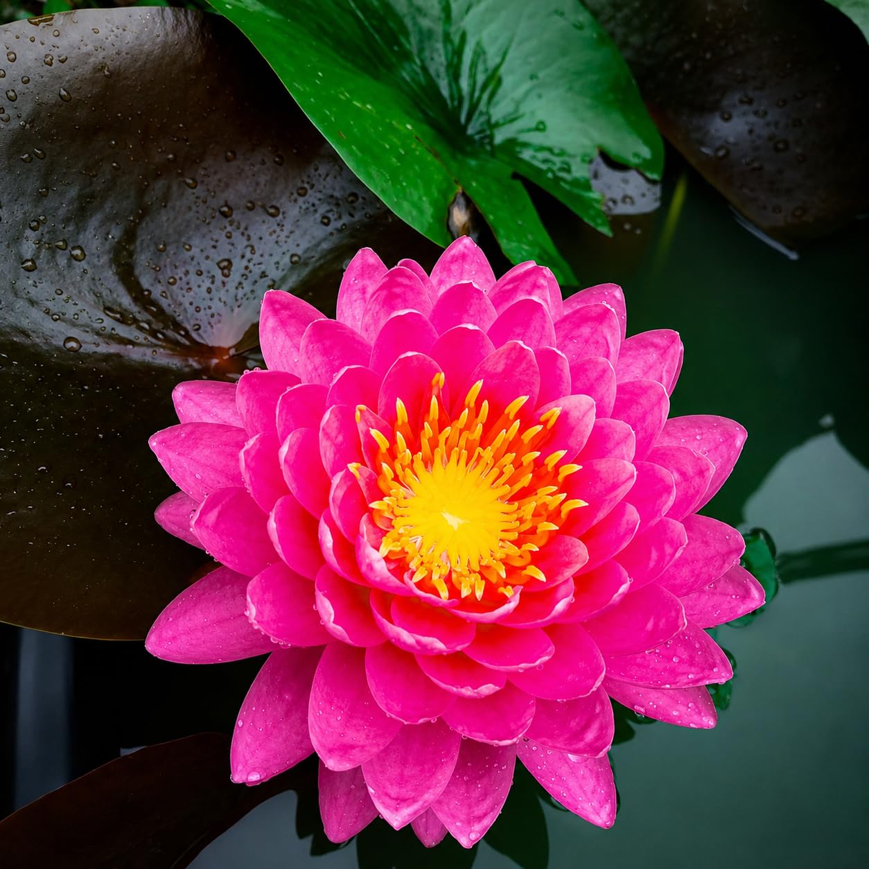 Live Water Lily Bulb, Pack of 1 | Healthy Fresh Nymphaea Root, Aquatic Pond Flower Plant, Ideal for Fountain, Water Tub & Garden-image-19