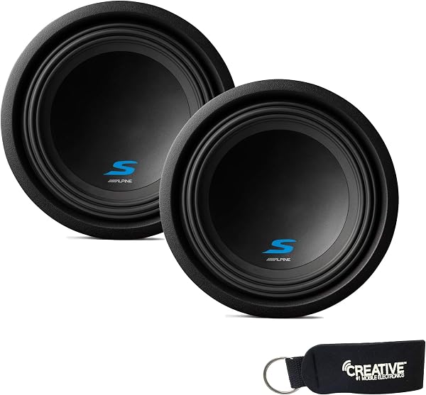 Alpine Subwoofer paquete – Dos S-W10D2 Serie S 10" Dual 2 Ohm Subwoofers 🥇✔️ ® A Pedido 🏆™