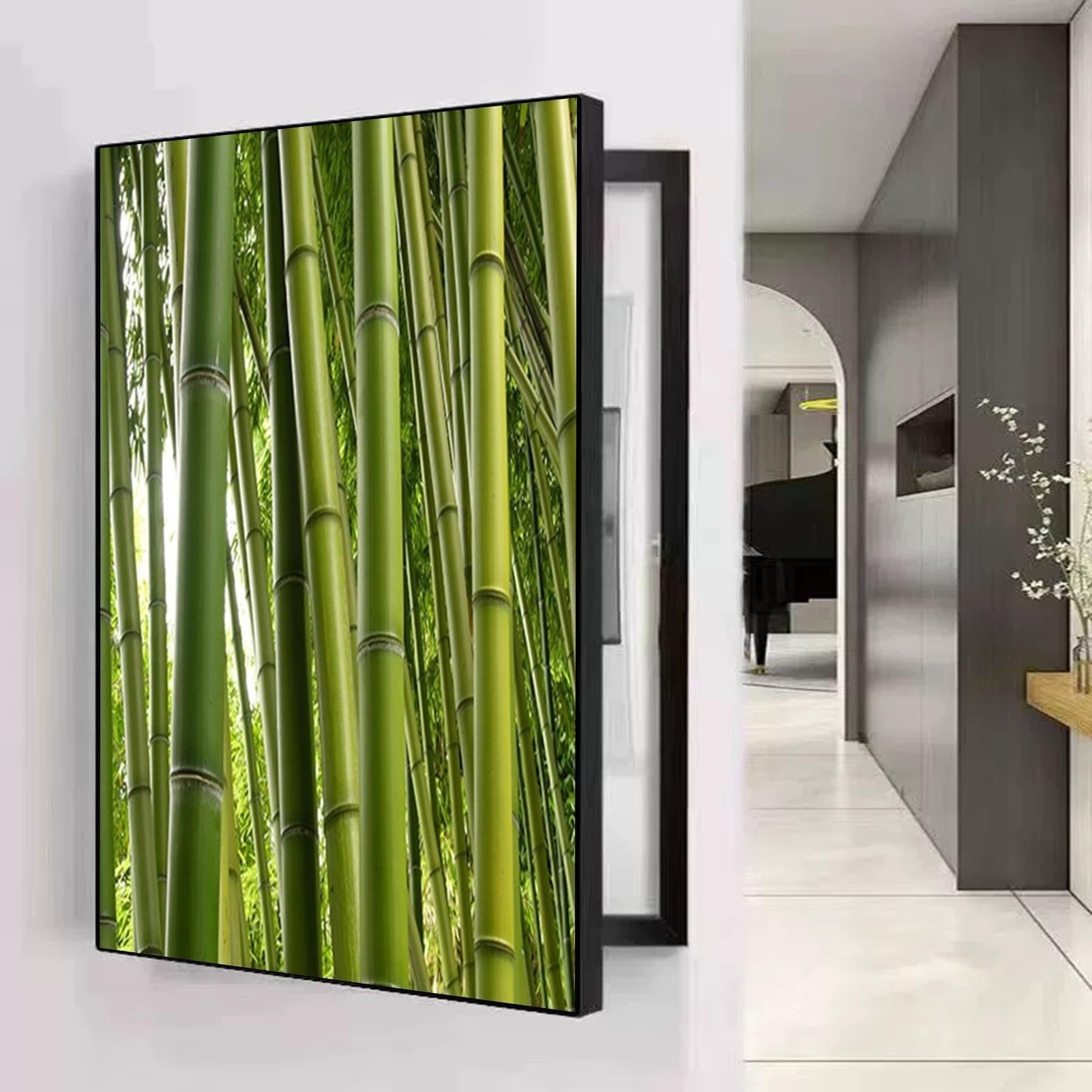 Coperchio Decorativo per Scatola Elettrica Copri Contatore Elettrico Interno Copricontatore da Interno Arredo Pittura Decorativa della Scatola(A,30x40cm)