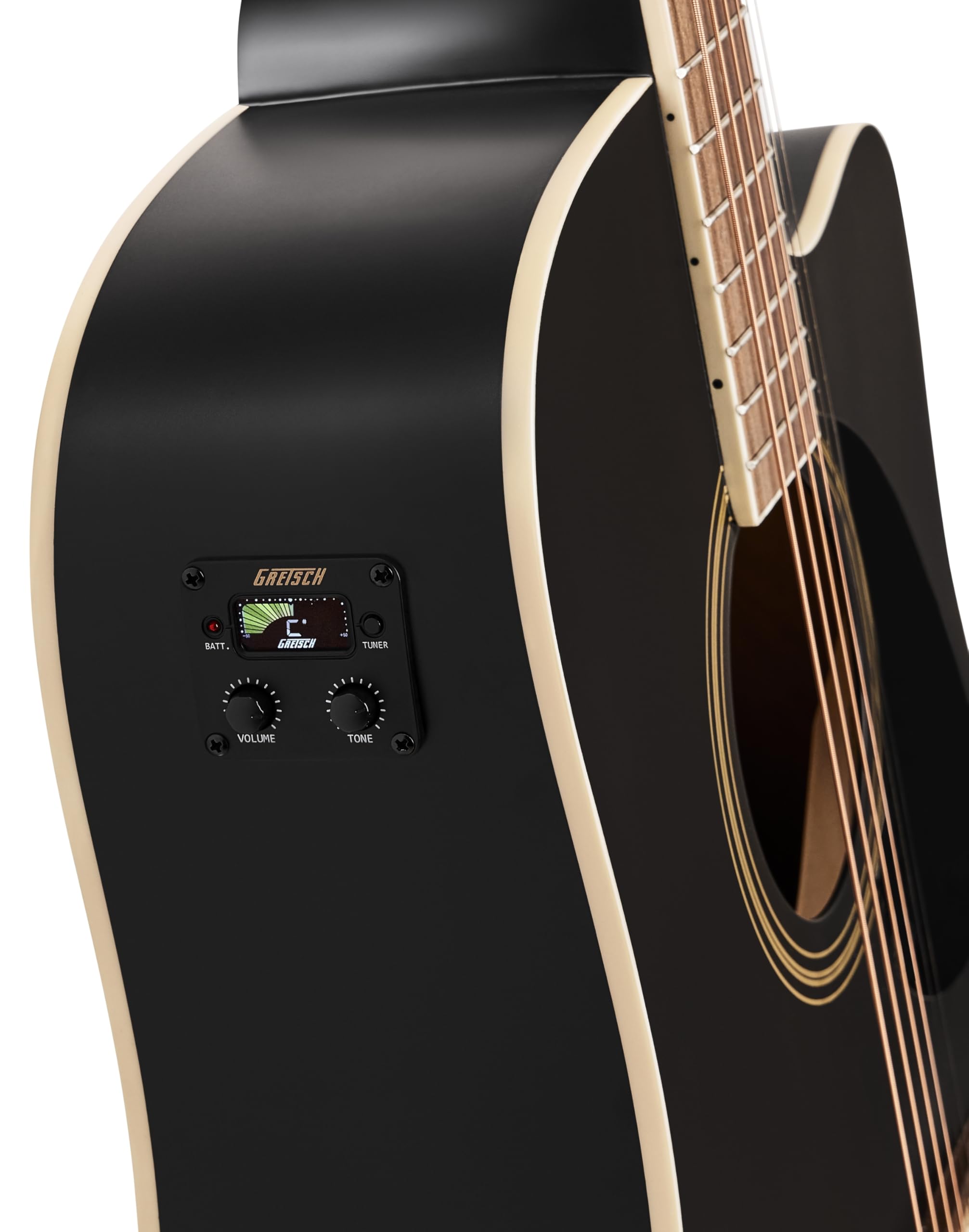 Gretsch Prelude D100CE Dreadnought Elektroakustik, Schwarz