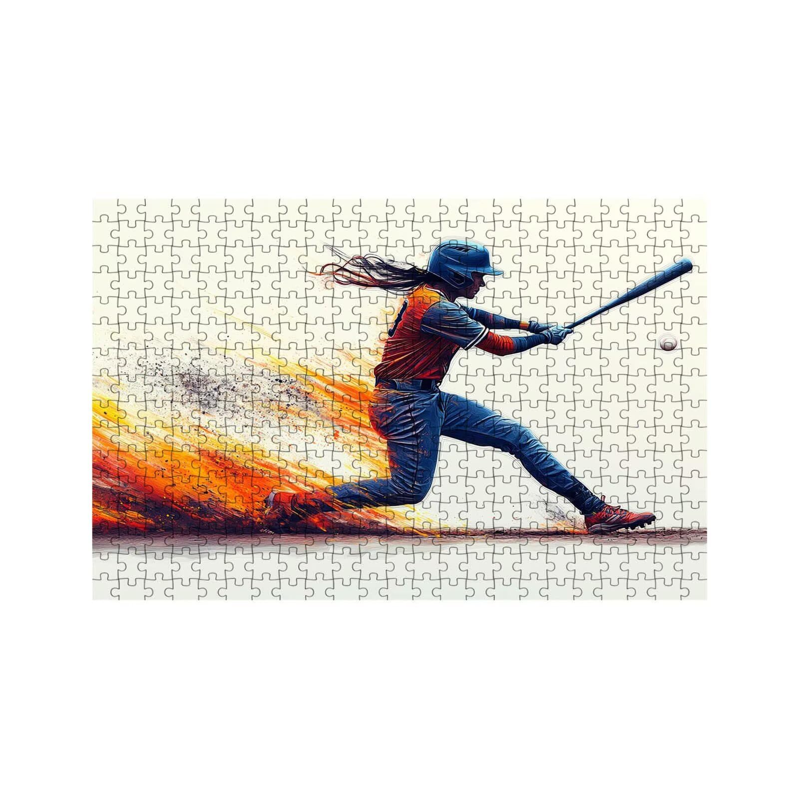 Puzzle 2000 sztuk Baseball Puzzle 2000 sztuk Dorośli Kobiety Edukacyjne Drewniane Puzzle dla całej rodziny Stres i Wiosna Puzzle Dekoracja 70 x 100 cm LZPT-05042