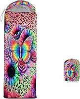 Vista 11 de AILONEN Cute Frog Green - Saco de dormir para acampar, ligero e impermeable, 3 estaciones de clima cálido y fresco, compresión portátil de viaje