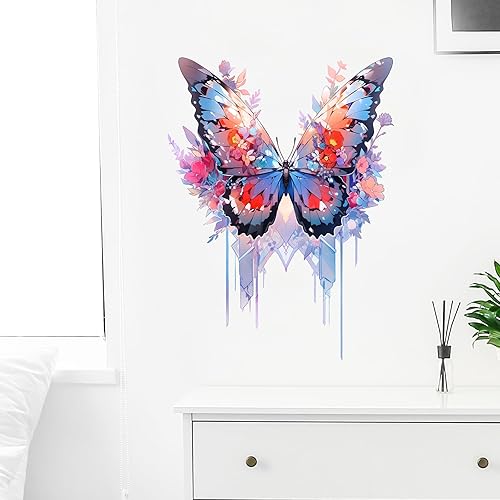 Miniatura 3 de RoyoLam Calcomanías de pared de mariposa para guardería, calcomanías de pared de insectos para niños, removibles, despegar y pegar, arte de pared