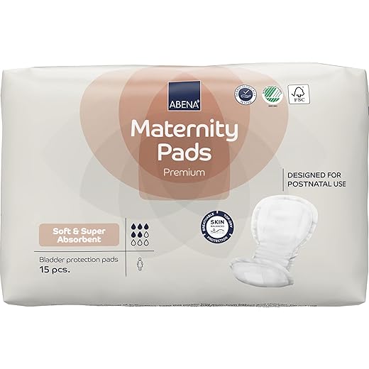 Abena Premium Maternity Pads Super Absorption 15 Count