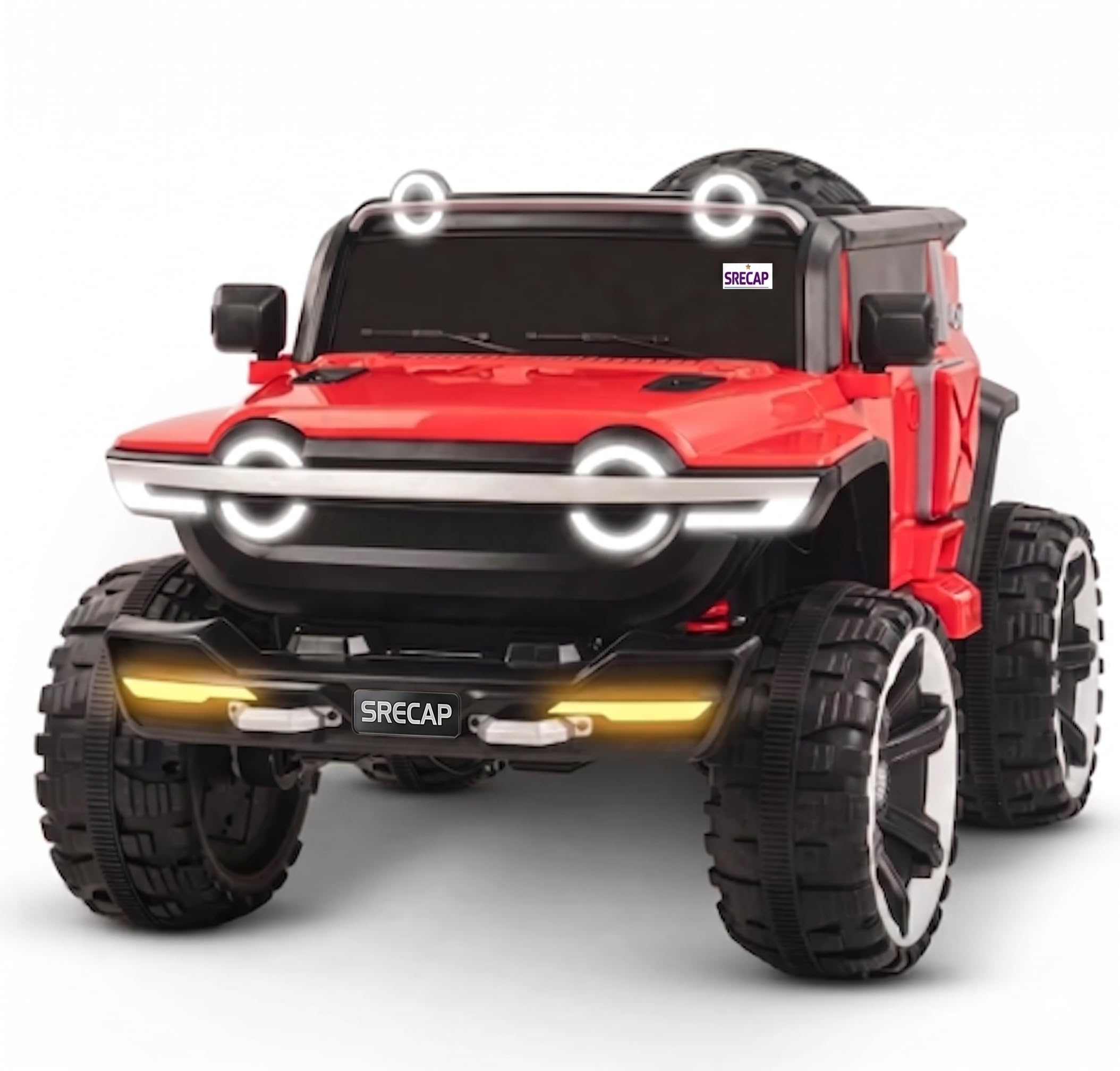 Srecap WN 502 Rechargeable Battery Operated Ride on for Kids, Cars with Light & Music | Ride on Toy Baby Big Battery Car | Electric Car for Kids to Drive 2 to 7 Years Boy Girl (Red Colour)-image-18