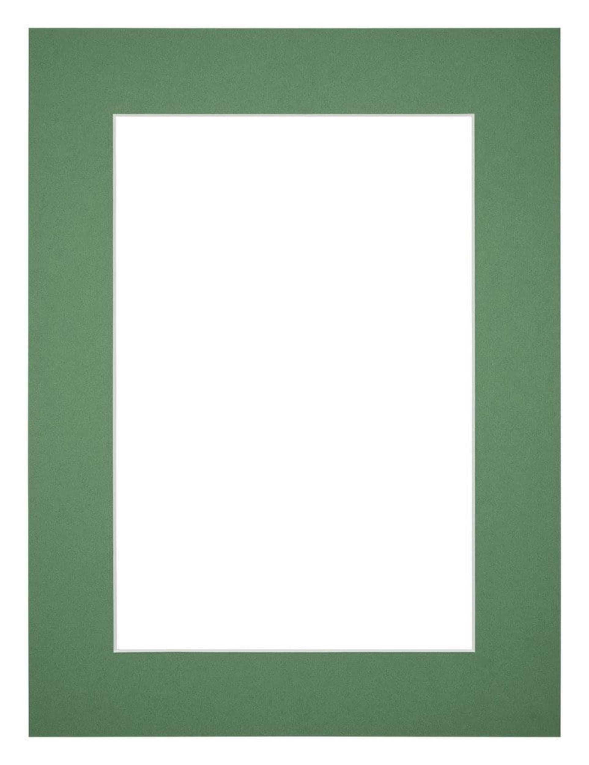 yd. Passe-Partout Photo Frame Size 30x40 cm - Photo Size 20x30 cm - Green Forest