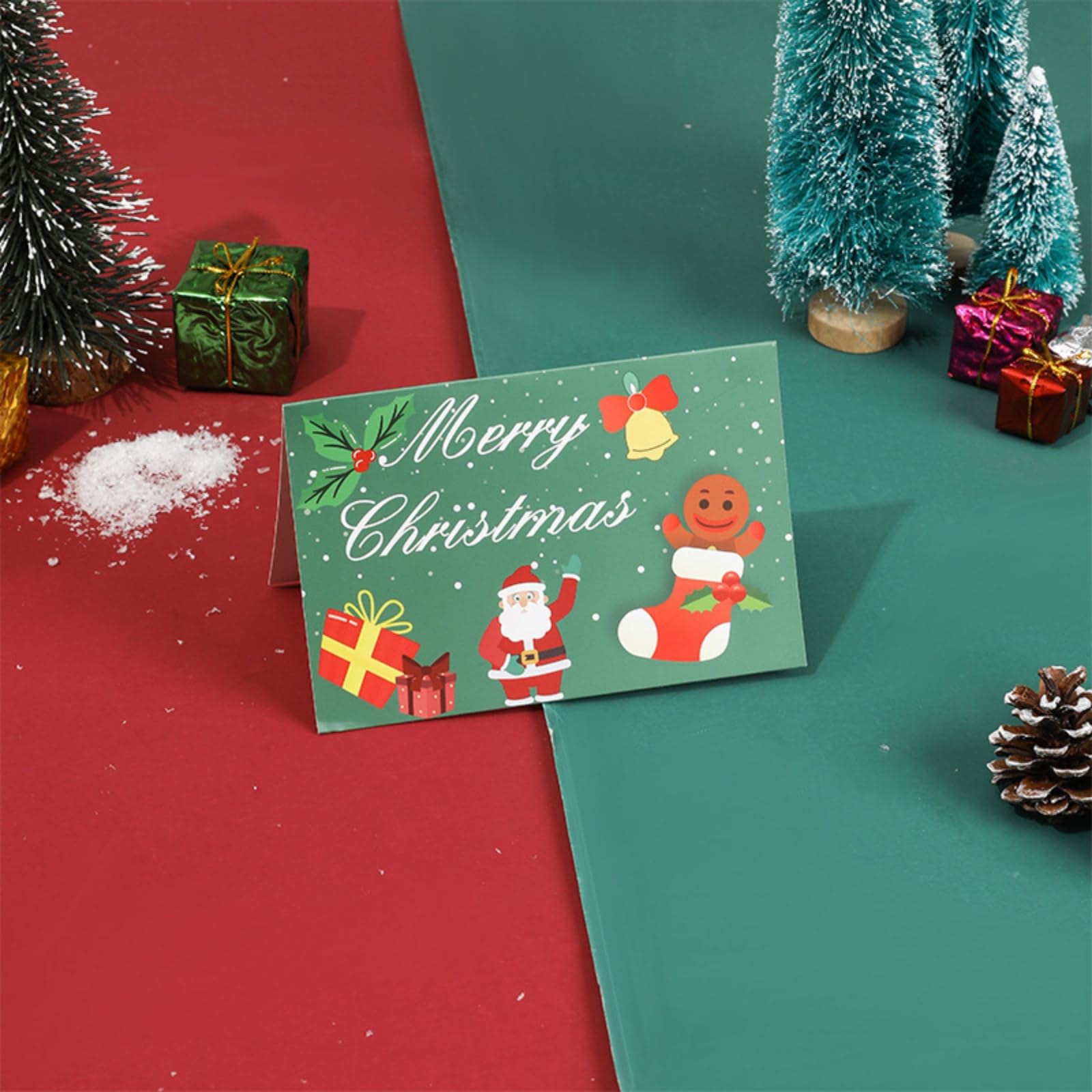 ノーマル　メッセージカード　クリスマスデザイン ノーマルメッセージカードクリスマスデザイン