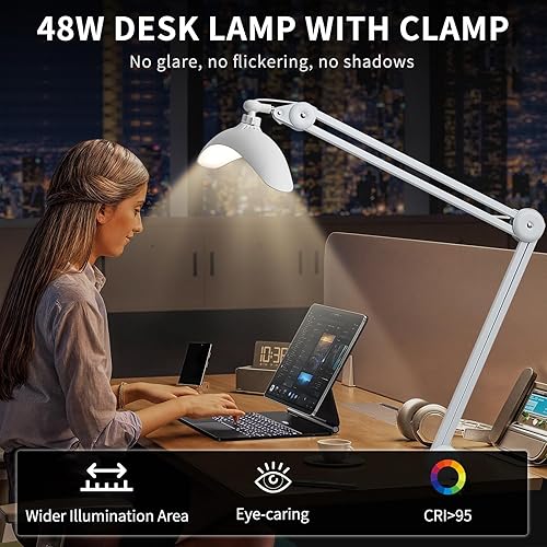 Miniatura 2 de Lámpara de escritorio Flodable con forma de barco para escritura de lectura de tareas