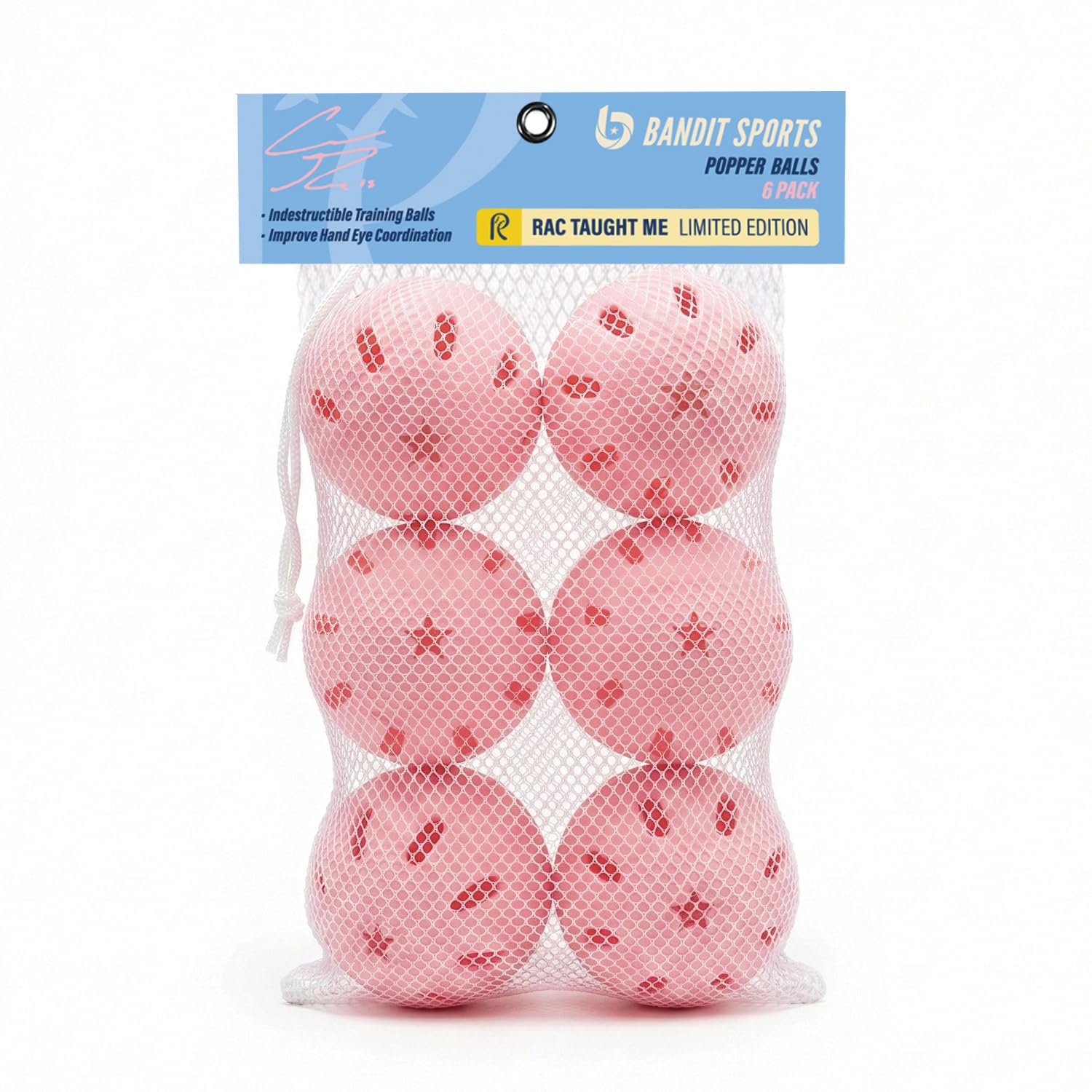 Amazon.com : Bandit Sports Coach RAC Popper Balls 6 Pack Baseballs