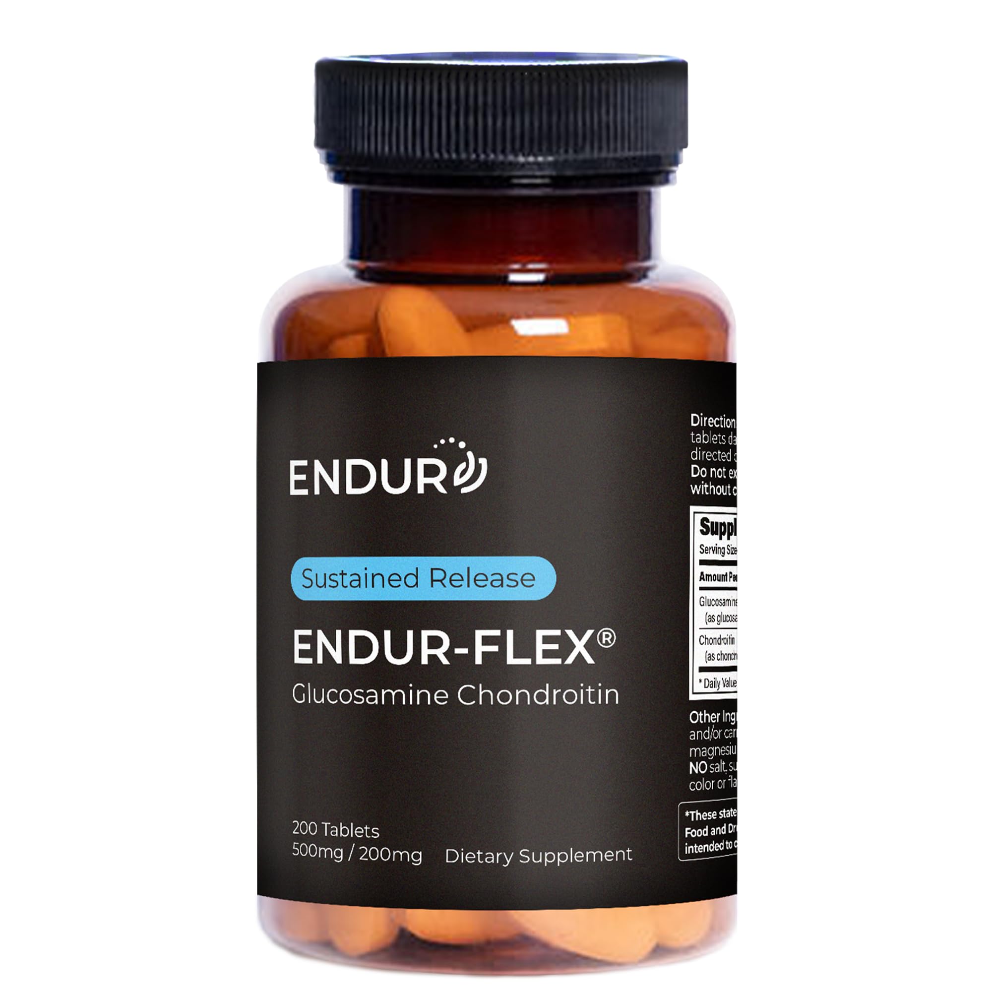Sponsored Ad - ENDUR-FLEX, Glucosamine Chondroitin Joint Support Supplement For Helping Preserve Your Active Mobility, Gluten Free, 500mg/200mg (200 Tablets)