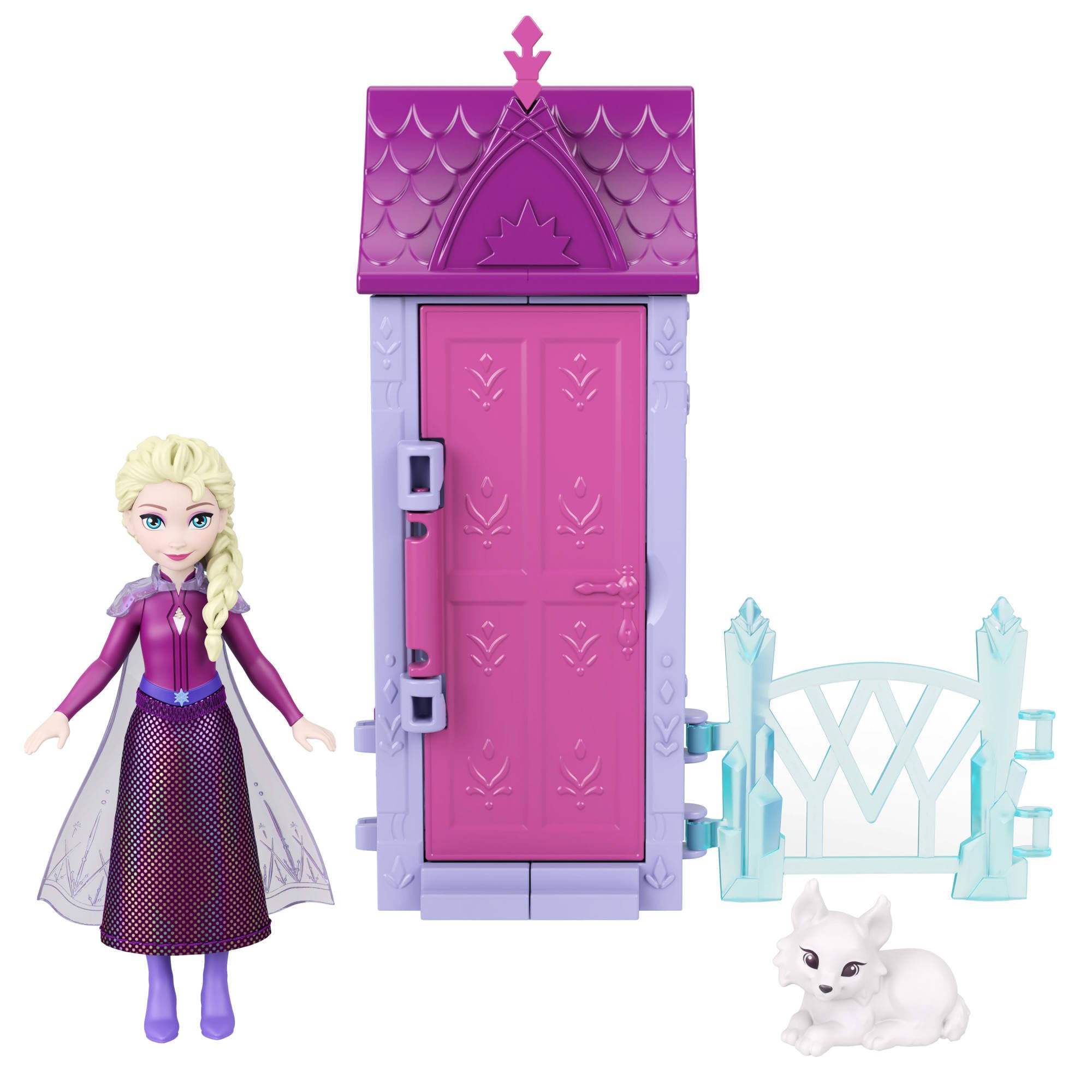 Mattel Disney Frozen Anna or Elsa Playset with 5 Surprises Including Small Doll - Image 3