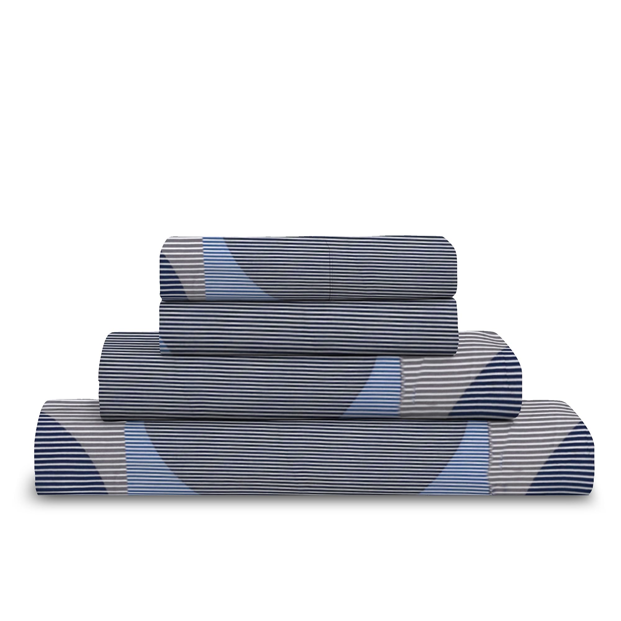 RAYBedding 4PC Microfiber Bed Sheet Set (Midnight Orbit, King)