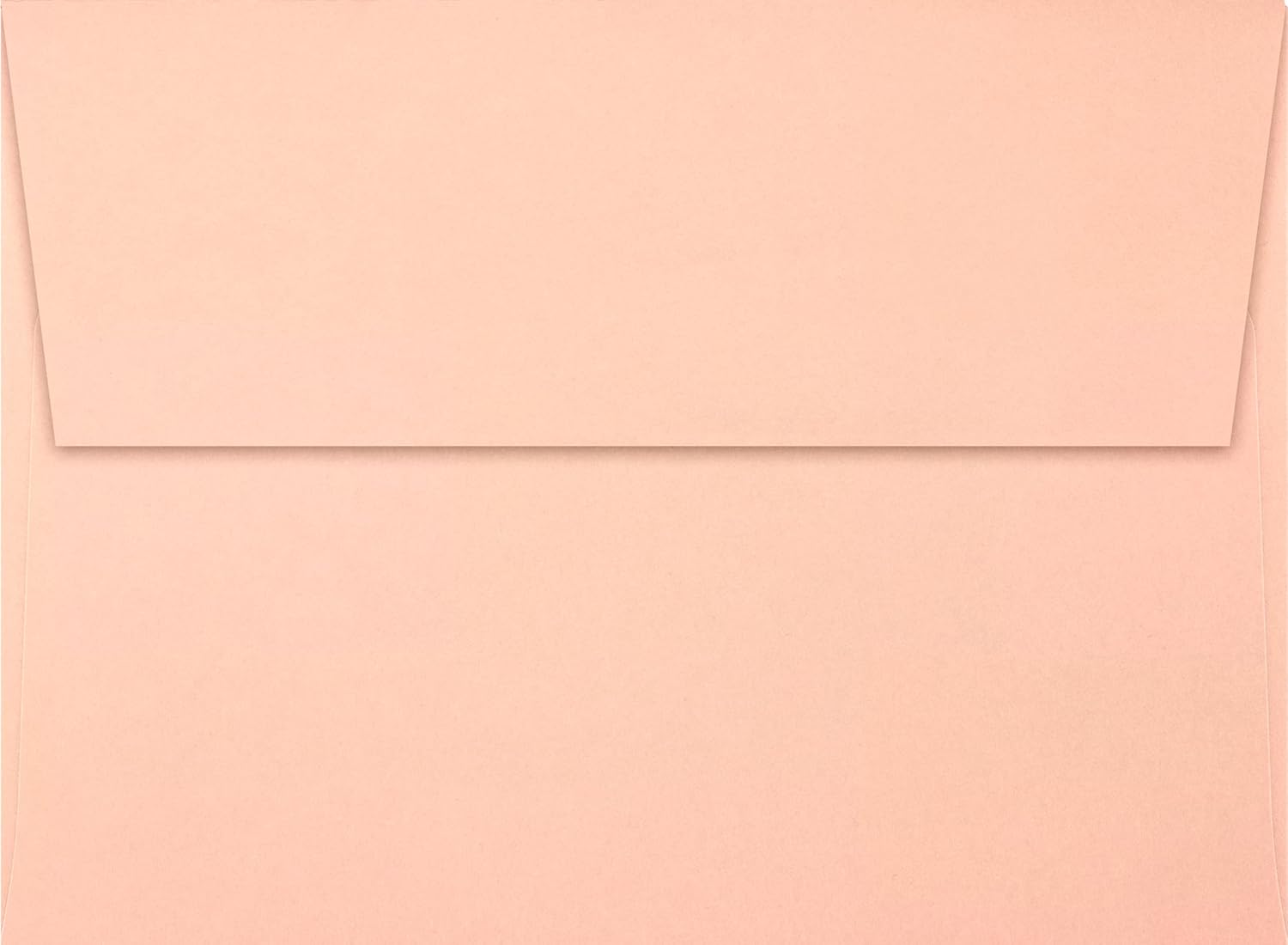 luxpaper a7 invitation envelopes | peel & press | 5 1/4" x 7 1/4" | blush pink | 80lb. text | 50 qty 50 qty. blush pink