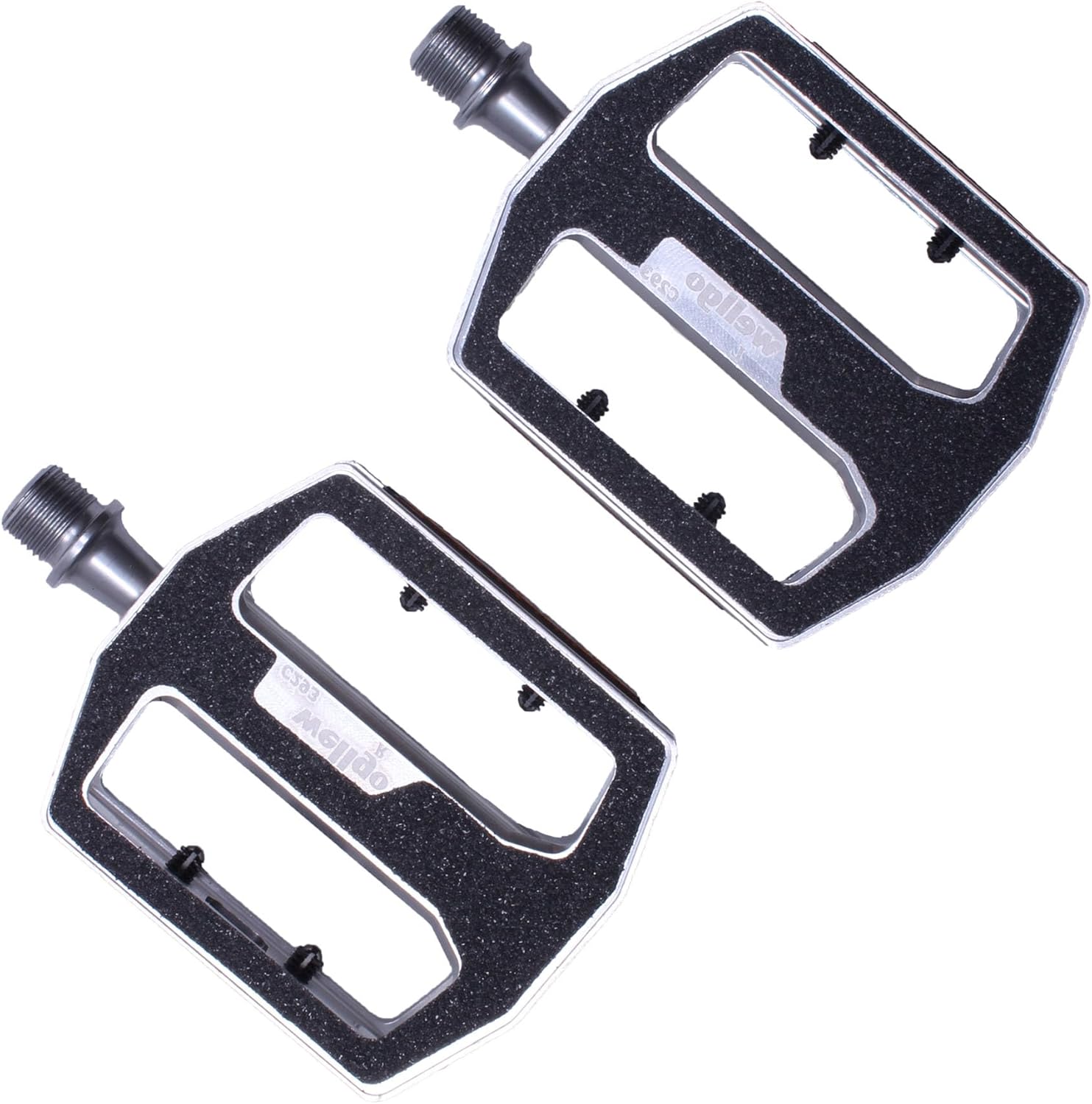 Lightweight Bicycle Pedals with CNC Aluminum,Universal 9/16 inch Anti-Slip Cycling Platform for City Bike,Ebike,Road Bike,Beach Bicycle,Commuter Bike,Wellgo C293B Bike Pedals