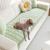 Vista 11 de Fundas de sofá antideslizantes y mullidas para mascotas, fundas de cojín lavables para perros grandes Gris
