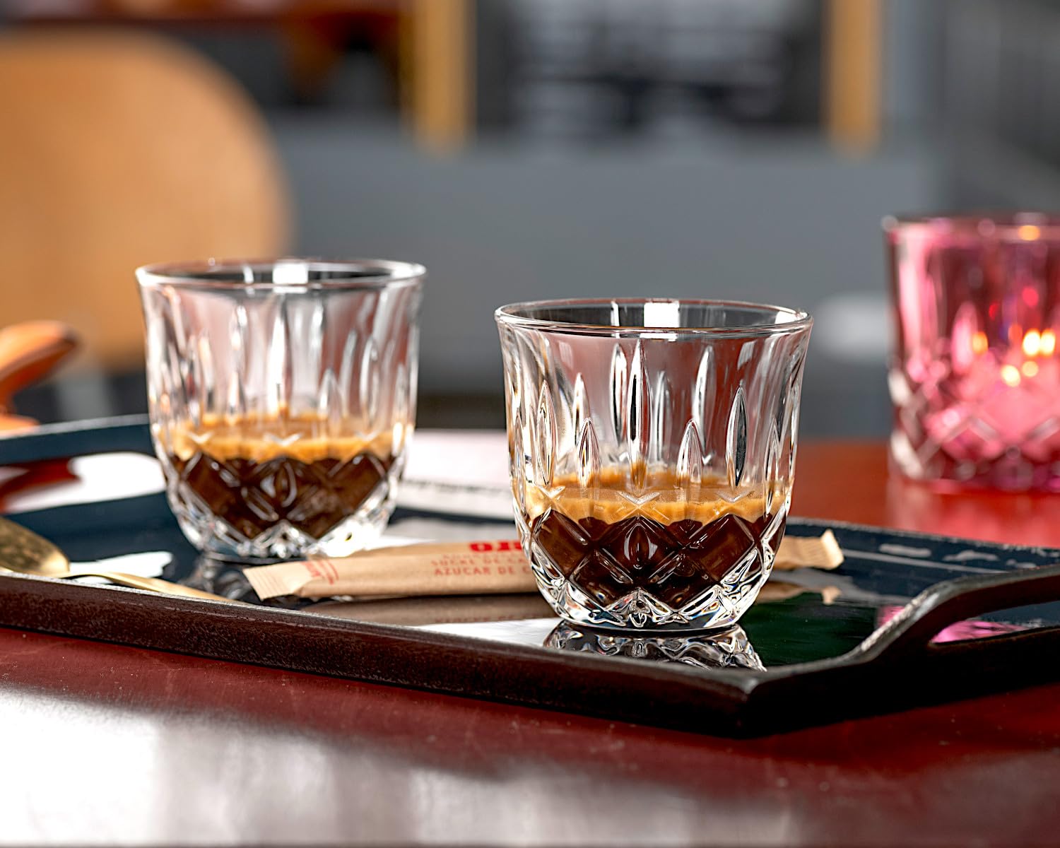 Spiegelau & Nachtmann, 2-częściowy zestaw do espresso, szklanki do espresso/szklanki Doppio, szkło kryształowe, 90 ml, Noblesse Barista, 104905