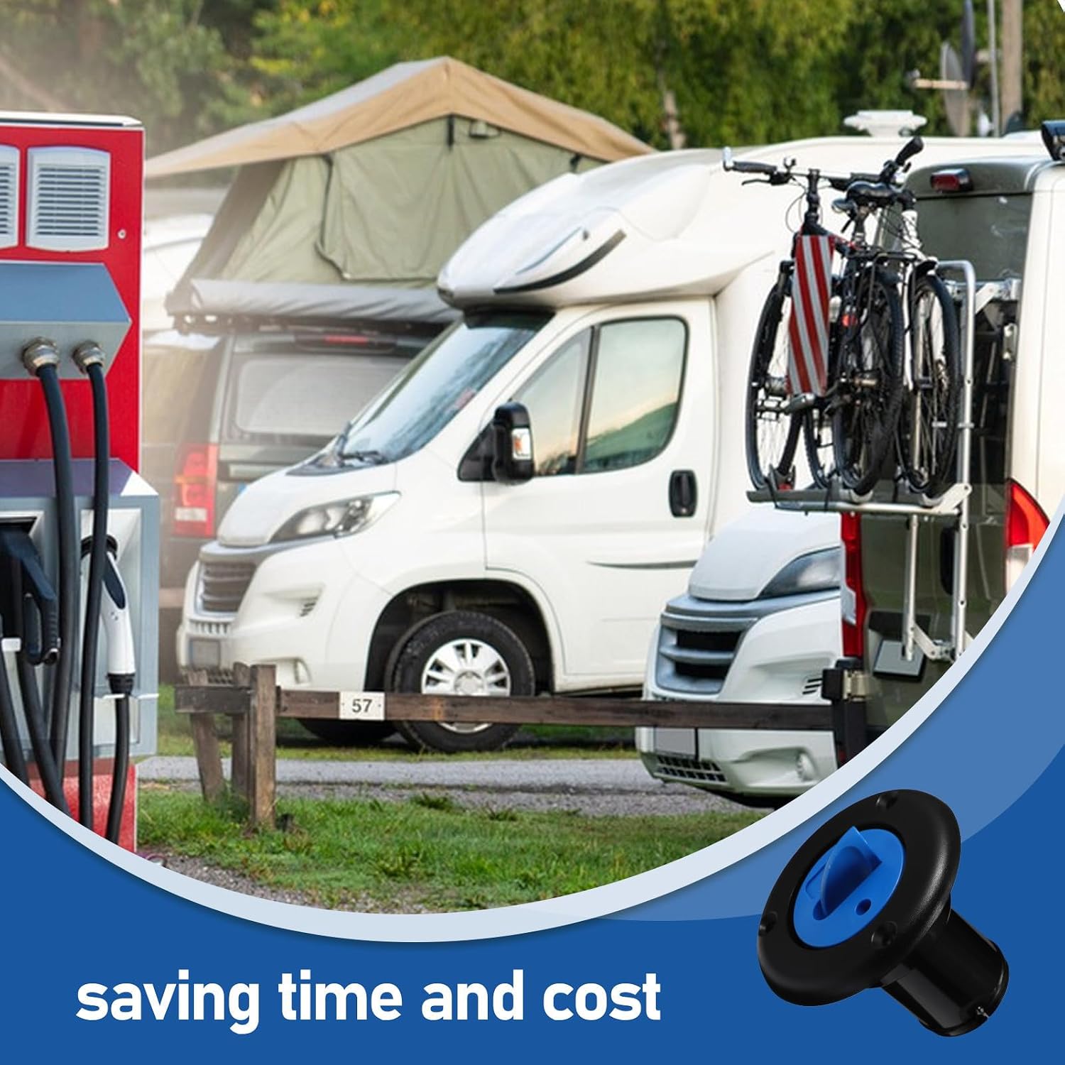Rv Water Fill Inlet Cap Replacement for Rv and ATV, Nylon Material with Convenient Multifunctional Application, Sturdy Fresh Water Tank Accessory for Travel and Camping