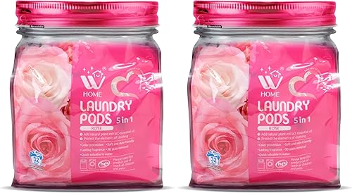 Miniatura 9 de WBM - Cápsulas de lavandería, ultra concentrado y potente tecnología de levantador de manchas, suavizante de tela, cápsulas de lavandería, aroma a