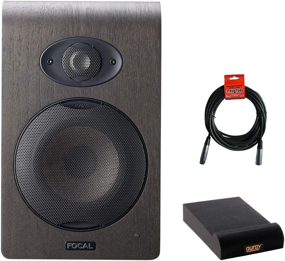 Focal Shape 50 5.0" Active 2-Way Studio Monitor (Single) with Small Isolation Pads & XLR-XLR Cable Bundle