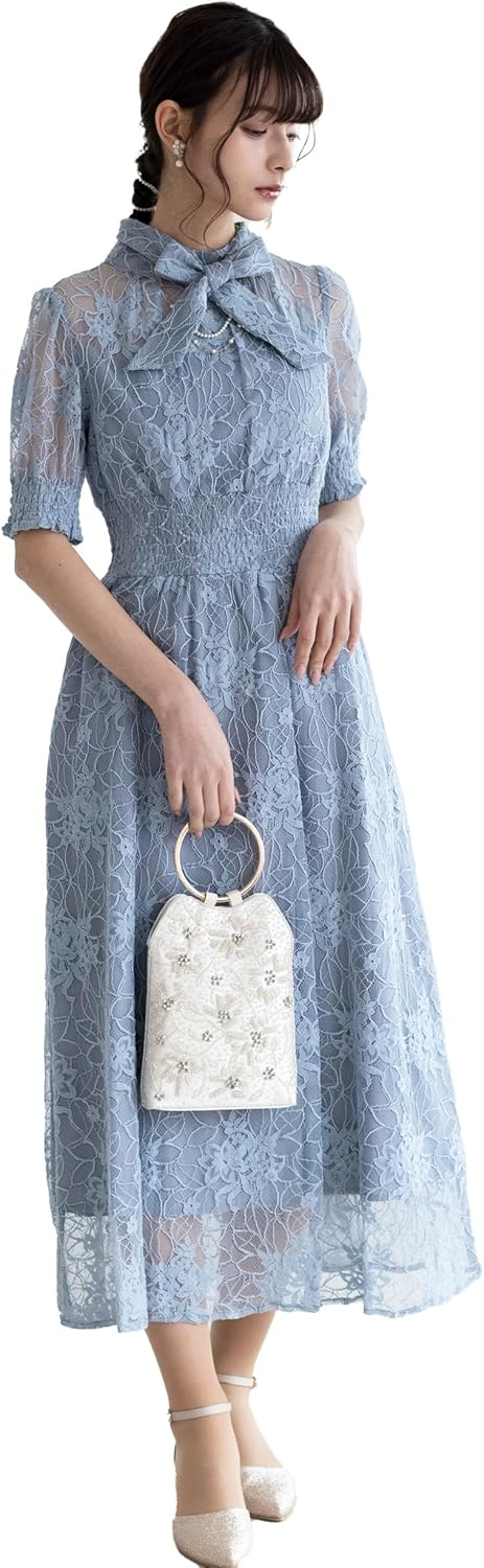 美品 marimekkoのEteva Unikkoバーズアイニットワンピース マリメッコ] ワンピース Eteva Unikko ドレス バーズアイニット