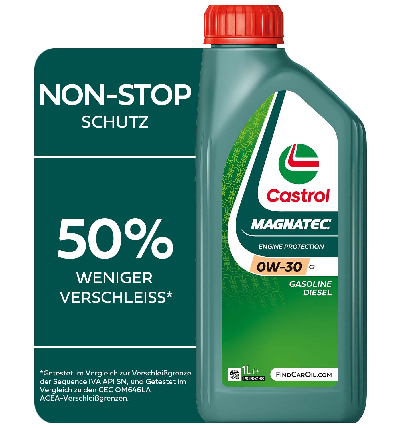 Castrol MAGNATEC 0W-30 C2 Motoröl, 1L