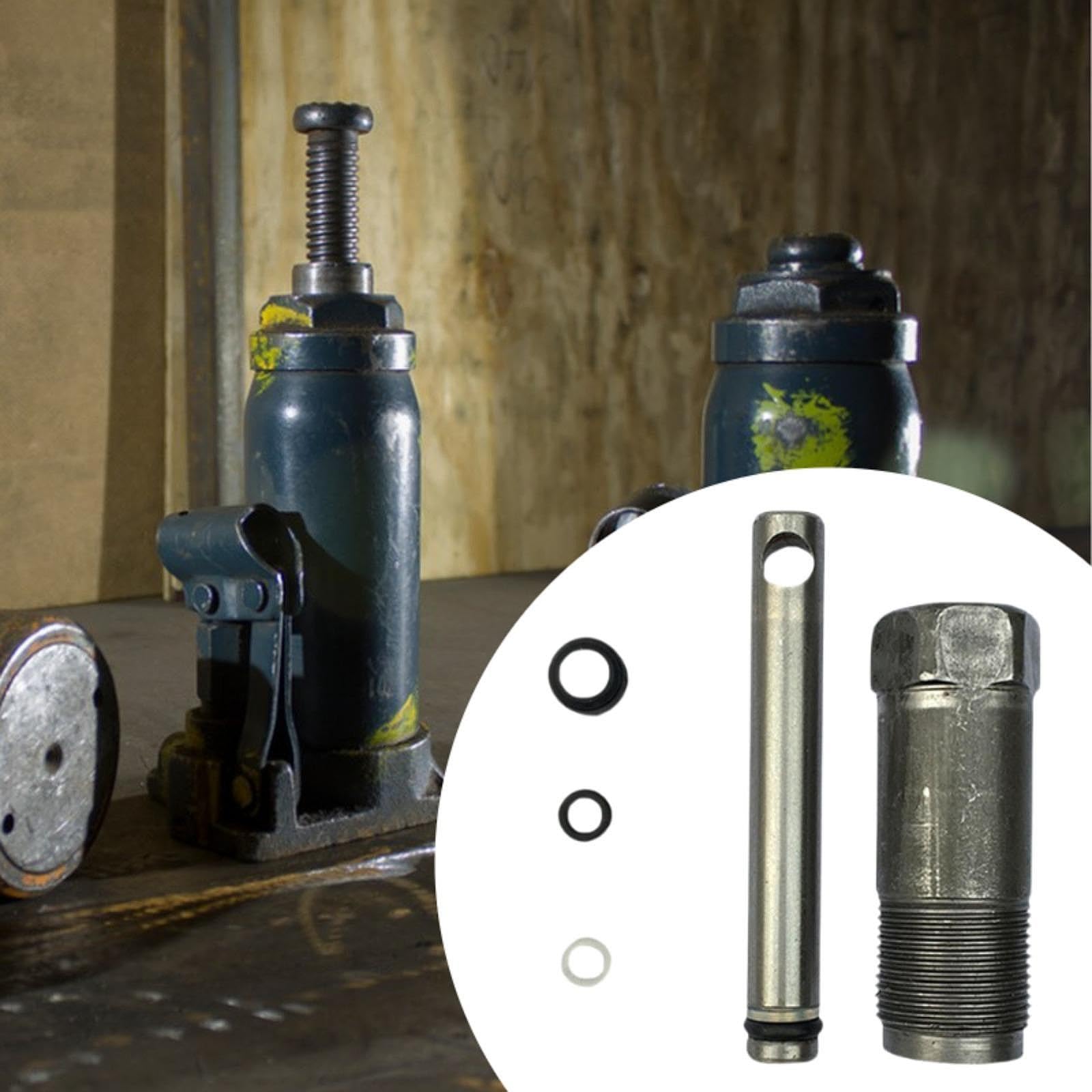 Okiyakusama Hydraulic Jack Oil Pump Parts Oil Seal Kit Small Cylinder Piston Plunger Accessories for 5 tons - 20 tons Vertical Jacks,
