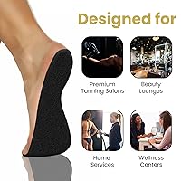 Vista 6 de 30 pares de almohadillas de espuma de alta calidad para bronceado en aerosol, almohadillas desechables para pies bronceados, protectores higiénicos
