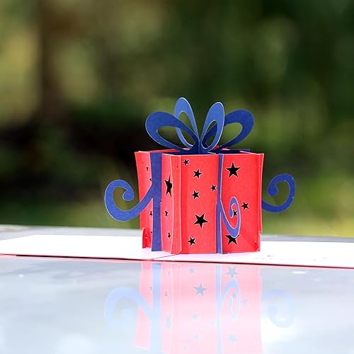Miniatura 3 de Caja de regalo, tarjeta de cumpleaños emergente, tarjeta de cumpleaños 3D, tarjeta de cumpleaños emergente, tarjetas emergentes de cumpleaños,