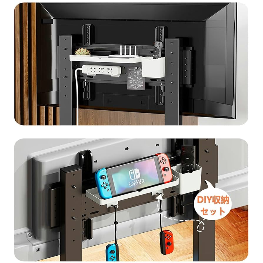 テレビスタンド キャスター付き モニタースタンド 40-100インチ対応 Amazon.co.jp: BESSTER大型テレビスタンドキャスター付き 壁寄せ