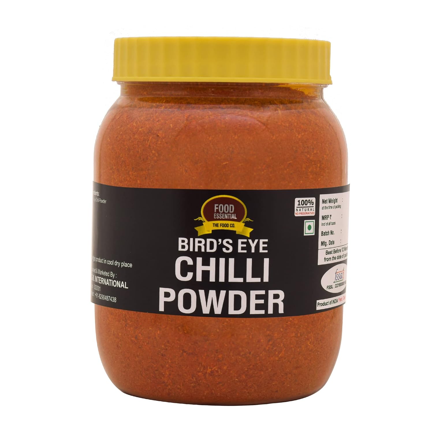 Food Essential Dry Birds Eye Chilli Powder 100 gm