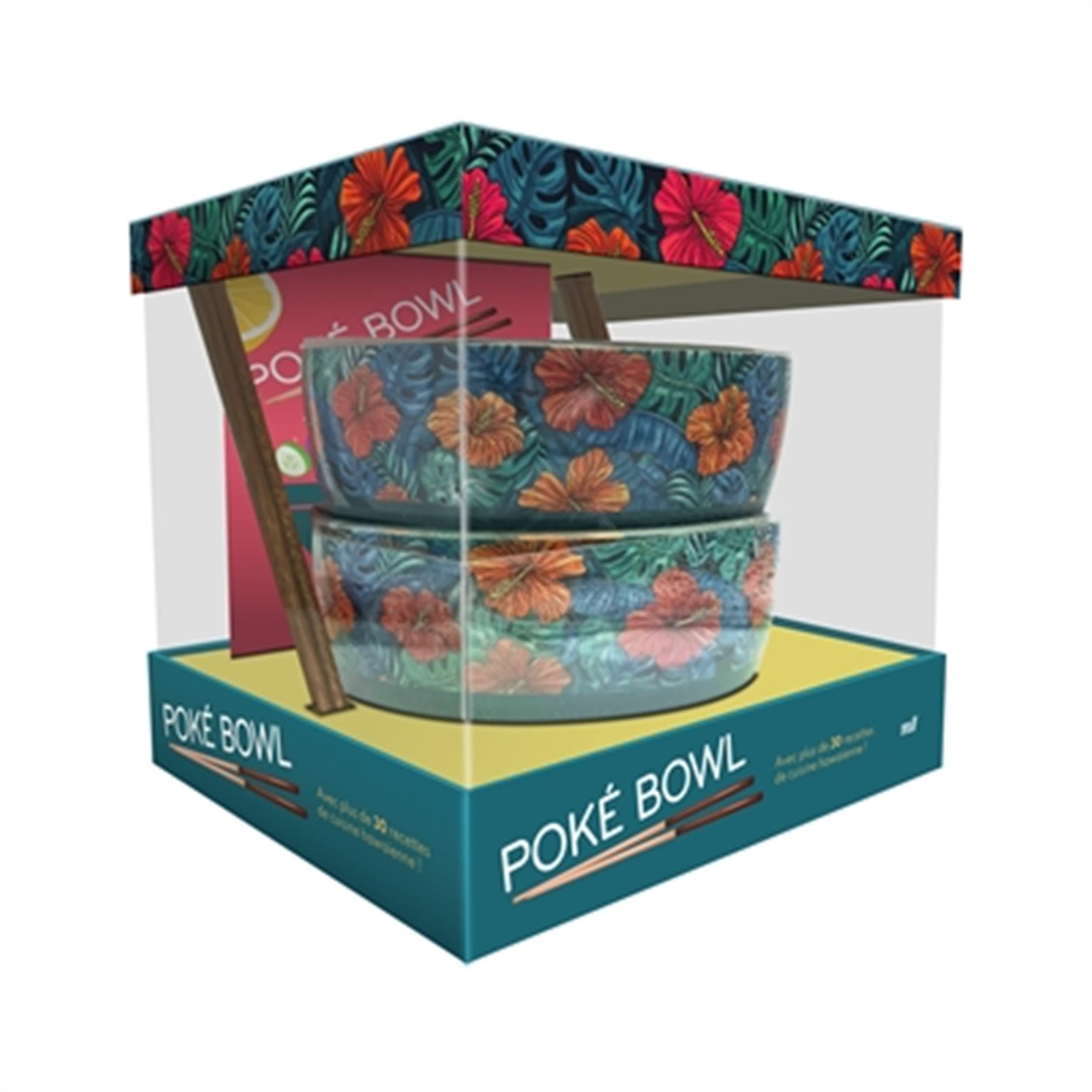Coffret Poké bowl - Avec plus de 30 recettes de cuisine hawaïenne !
