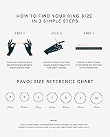 Vista 2 de PAVOI Anillo ajustable con inicial chapado en oro de 14 quilates Anillo con inicial para mujer Anillo de moda para mujer