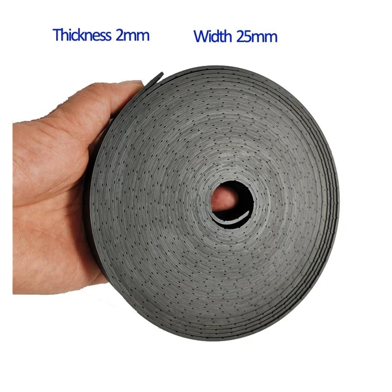Flachriemen for Geräte, Stahldrahtkern, robuster Übertragungsriemen, Kraftmaschine, Aufzug, Riemenstärke 2 mm(Width 30mm 1m)