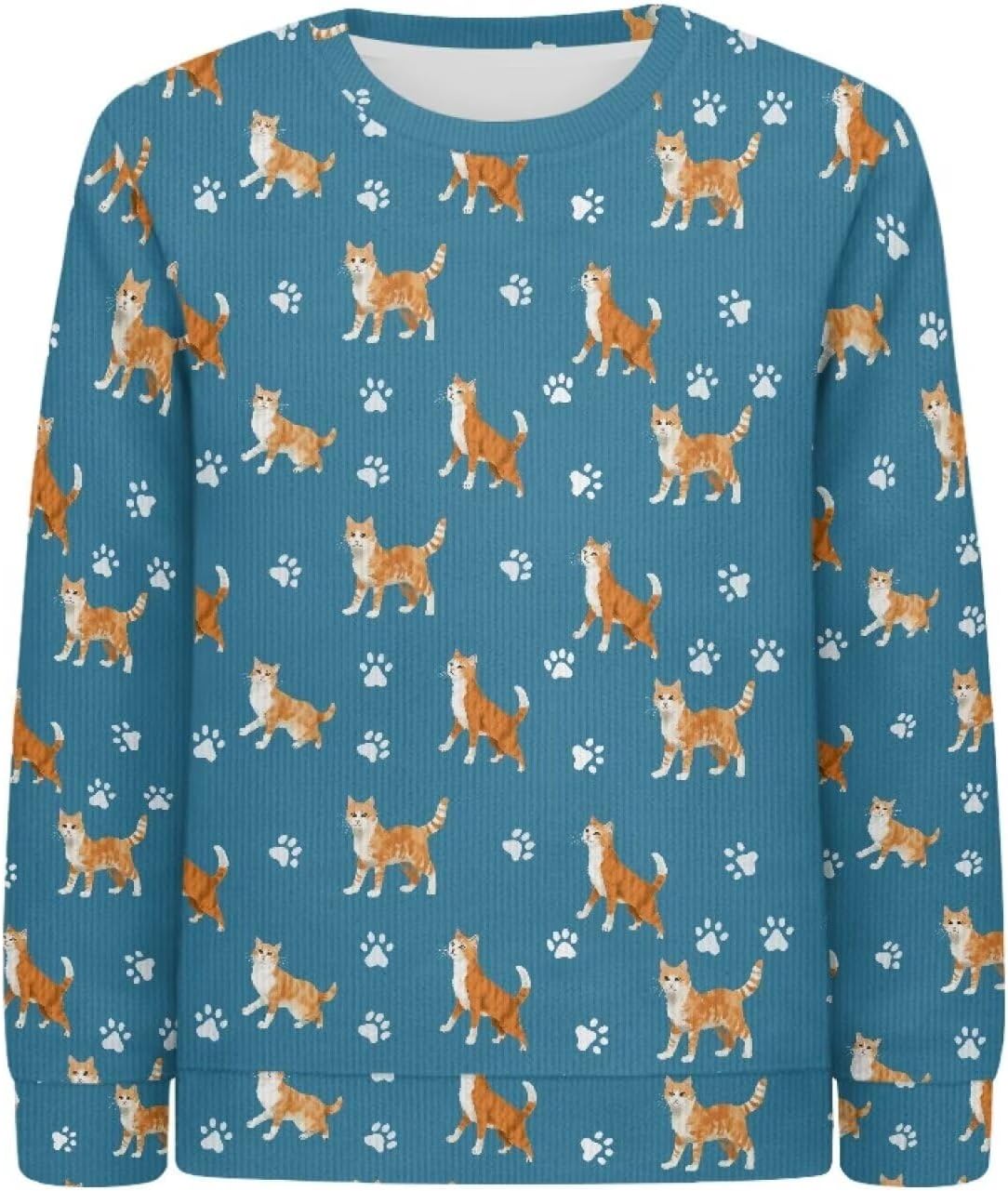 Boys Girls Sweater Winter Warm Sweater for Children Round Neck Long Sleeve Sweatshirt Fall Winter Clothes Tops