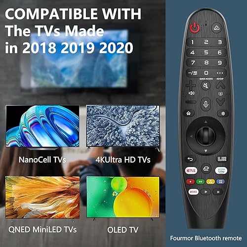 Miniatura 2 de Control remoto de voz original AKB758555501, control remoto de tecnología de baja potencia, solo compatible con AN-MR20GA, AN-MR19BA, con función de