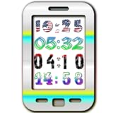 Yaclock digital clock Widget